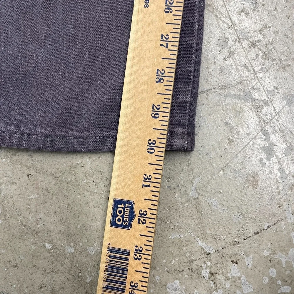 Vintage Wrangler Jean 35x30 Purple Pants 936 Slim Cowboy Western Denim Tag 36x32